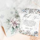 Search for polar bear thank you cards Snowflakes