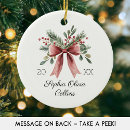 Search for red christmas tree decorations Newborn