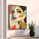 Search for woman abstract posters Vibrant colours