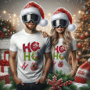 Search for santa claus mens tshirts White