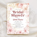 Search for boho bridal shower invitations Botanical