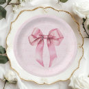 Search for pink bow plates Coquette