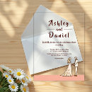 Search for bride and groom wedding invitations Black and white