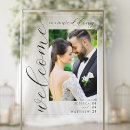 Search for photo wedding signs Modern minimalist