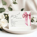 Search for bridal shower game advice cards Elegant