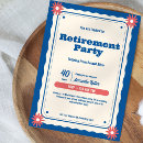 Search for retirement seasonal invitations Vintage