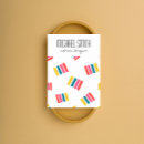 Search for interior design business cards Stripes