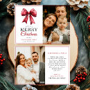 Search for red bow christmas cards Watercolor