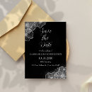 Search for black and white floral invitations Classy