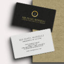 Search for masculine business cards Black and gold