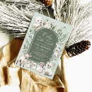 Search for winter greenery baby shower invitations Soft sage green eucalyptus