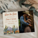 Search for desert save the dates Watercolor