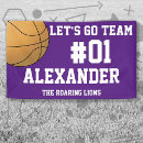 Search for purple and white banners College