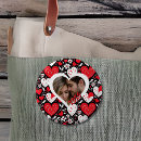 Search for white badges Red