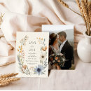 Search for rustic wedding save the dates Wildflower