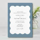 Search for blue border wedding invitations Modern