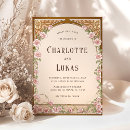 Search for vintage wedding invitations Floral