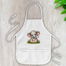Search for elephant baby aprons Whimsical