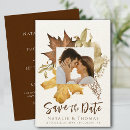 Search for fall wedding save the dates Autumn