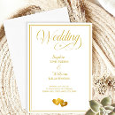 Search for gold hearts wedding invitations Calligraphy