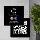 Search for facebook business cards Qr code