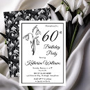 Search for black floral pattern invitations Elegant and sophisticated
