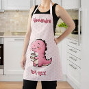Search for pun aprons Pink