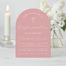 Search for rose confirmation invitations Modern