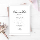 Search for formal wedding save the dates Minimalist