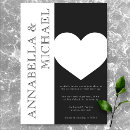 Search for heart white invitations Minimalist