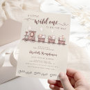 Search for animal train baby shower invitations Gender neutral