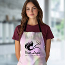 Search for hairstylist hairdresser aprons Branded employee attire