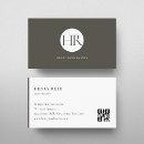 Search for monogram logo business cards Minimalist