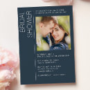 Search for sophisticated bridal shower invitations Typography