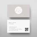 Search for feminine business cards Qr code