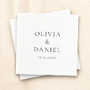 Search for beverage napkins Rehearsal dinner