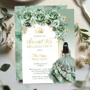 Search for gold green sweet 16 invitations Daughter