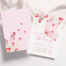 Search for love in bloom bridal shower invitations Wildflower