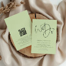 Search for lime wedding invitations Minimalist