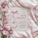 Search for bow baby girl shower invitations Watercolor