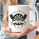 Search for darts mugs Black and white