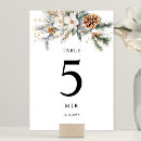 Search for christmas wedding table cards Floral