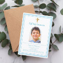 Search for white first communion invitations Boy