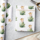 Search for safari animal wrapping paper Watercolor