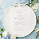 Search for elegant dusty blue wedding invitations Minimal