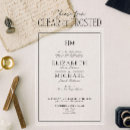 Search for black acrylic invitations Classic