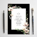 Search for black and blush wedding invitations Delicate
