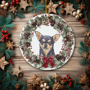 Search for black chihuahua christmas tree decorations Animal