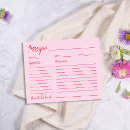 Search for handwritten recipe Bridal shower