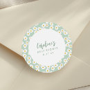 Search for pastel daisy stickers Baby shower